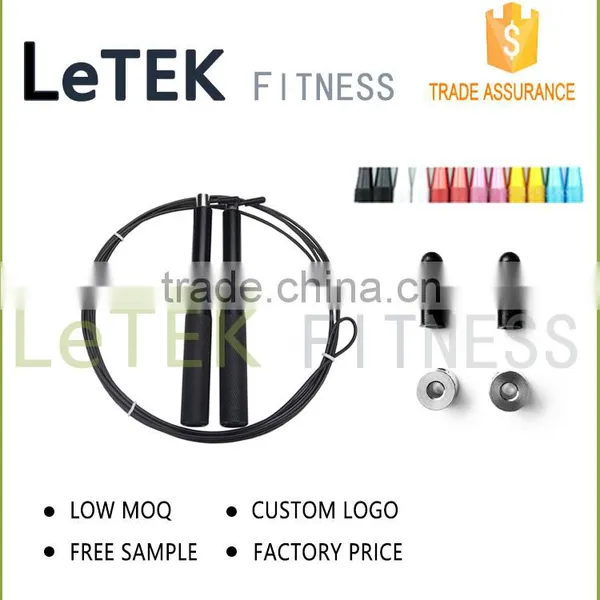 High Quality Adjustable Steel Rope Aluminum Jump Rope photo-4