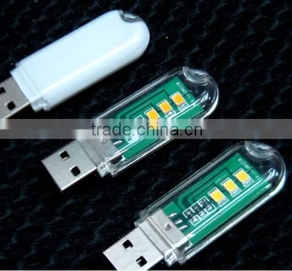 3 LED USB Light Flash Drive USB Light 3 LED USB Reading Lamp , Usb Led Factory Wholesale Price Stock Available photo-4