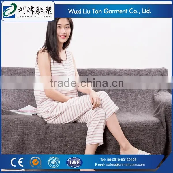 Stripe Sex Women's Sleepwear Oem Producer