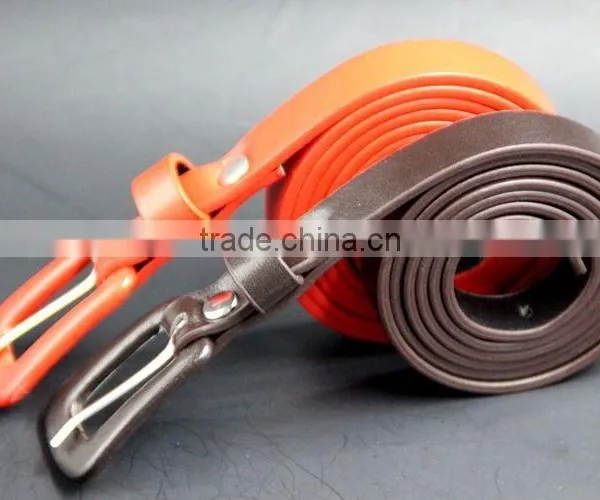 2015 New Fashion Multi-functional Women Narrow Leather Waist Belt photo-3