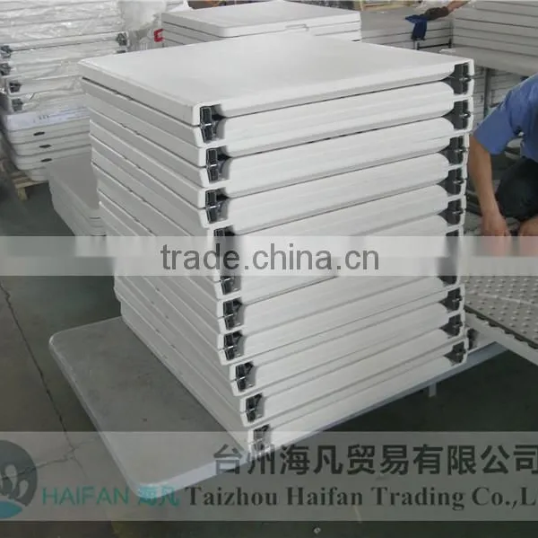 High Quality Plastic Folding 8 Seater Dining Table/hot Sell Price of Plastic Dining Table for Restaurant photo-5