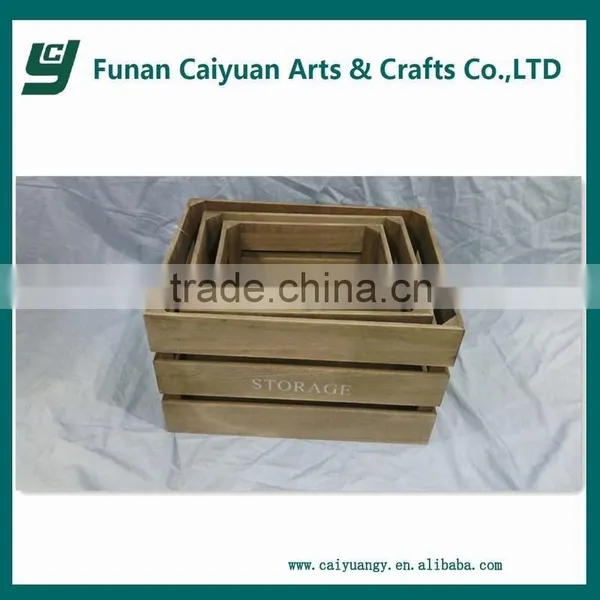 Handmade Customized Wooden Basket