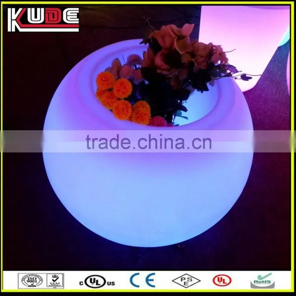 Hot Selling Decorative Plastic Led Flower Pots/ Planters Pot With Colorful photo-3