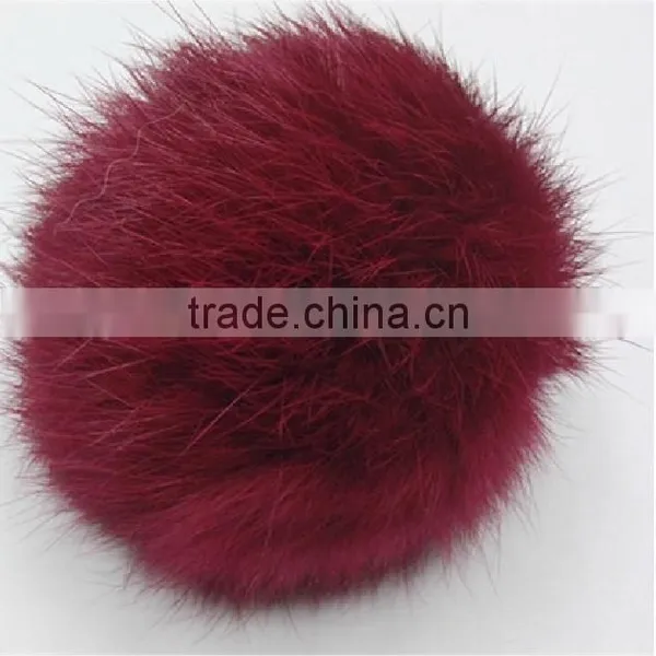 Headband With Rabbit Fur Pompon photo-4