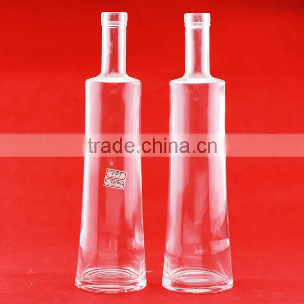 Good Quality Brandy Short Bottles 750ml Alcohol Empty Bottles Guiter Shape Whiskey Bottles photo-6