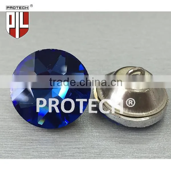 30mm Blue Crystal Buttons for Bed Headboard uk Market photo-3
