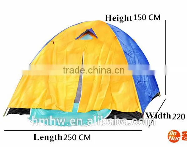 6 Person Tent Double Layer Polyester Fabric Hiking Tent photo-2