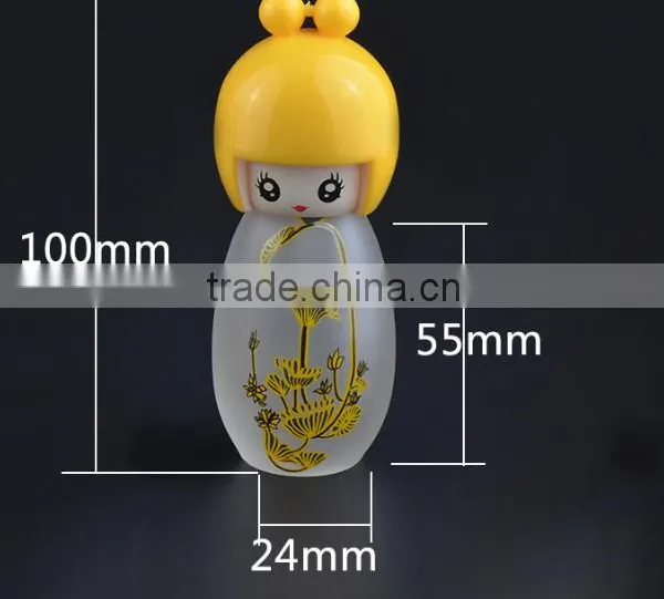 High-end Dolls Frosted Glass Bottle Packing Bottle of 20 ml Electrochemical Aluminum Nozzle Spray Bottle photo-2