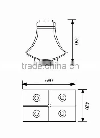 HS600-01 600W ABS Outdoor Warning Compression Driver High Power Horn Speaker photo-4