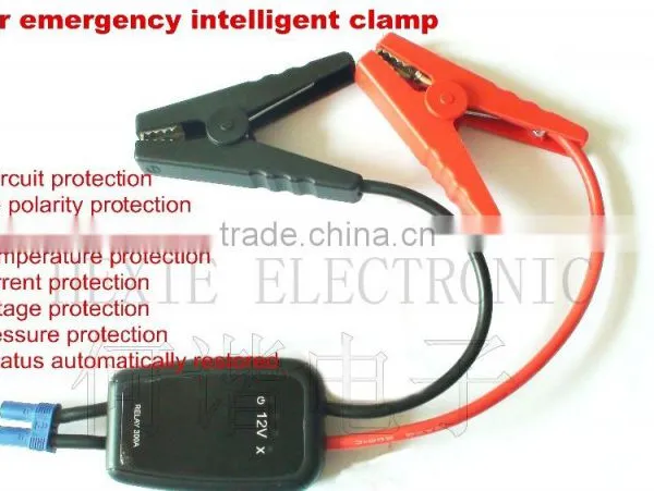 12v Car Battery Jump Starter Intelligent Booster Cable With Clamps for Emergency Tools Portable Car Jump Starter photo-4