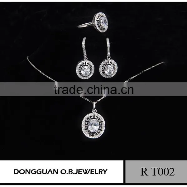 New Arrival Fashion Costume Jewelry Set New Designs Zircon Jewelry photo-3