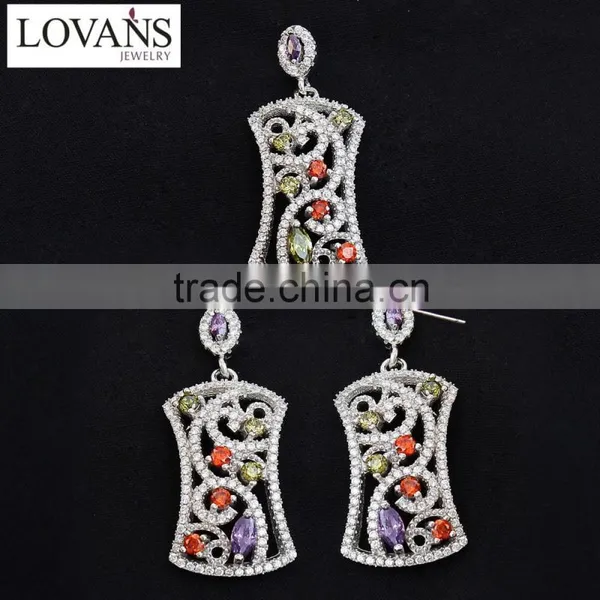 Manufacturers In China Imitation Jewelry Set Sterling Silver Guangzhou Wholesale Market TZ-0194 photo-5