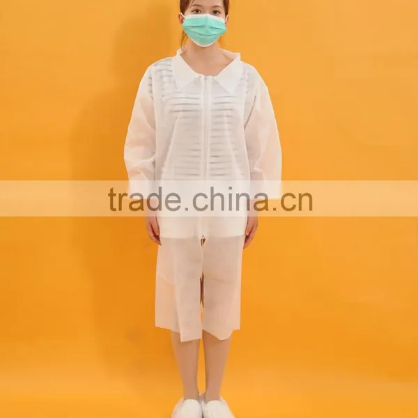 PP Whte With Zipper Doctors Lab Coat With Embroidery photo-4