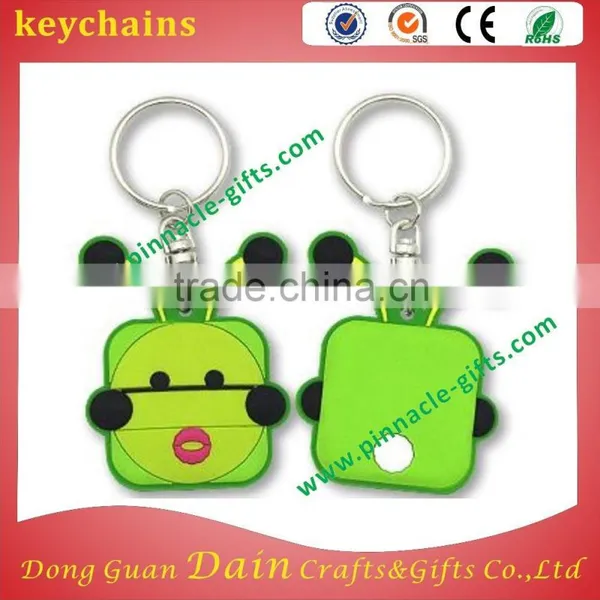 Country Design 3d Cartoons Promotional SOFT PVC KEYCHAINS photo-2
