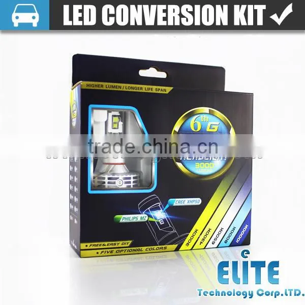 6G H4 H13 LED Headlight For Car 3000LM All In One Fanless Design photo-4