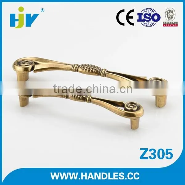 Hot Sale Zinc Alloy Antique Bronze Drawer Handle Old
