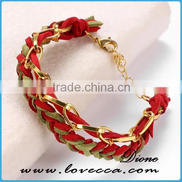 Cheap Price DIY Red Nylon Handchain Merry Christmas Bracelet photo-3