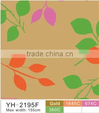 YH-2198Embossed Tablecloth With Non-woven/fannel Backing (golden/silver Grounding) photo-4