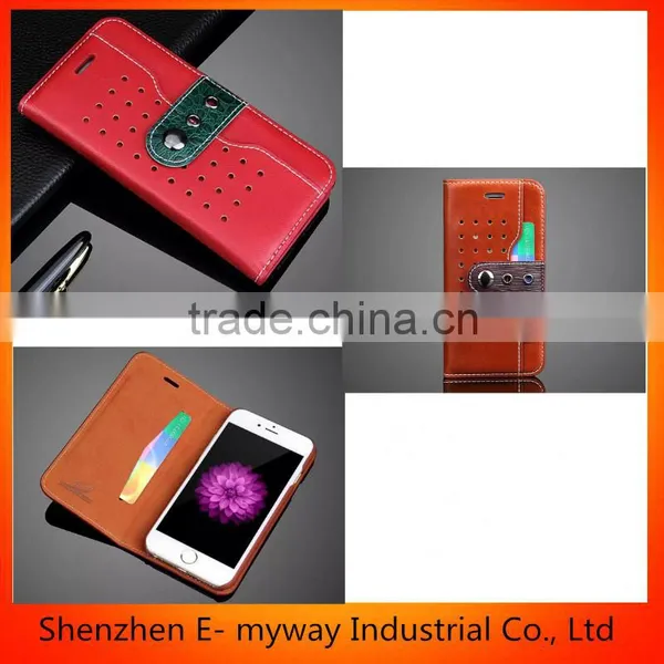 Customized Logo Promotional pu Leather Mobile Phone Case