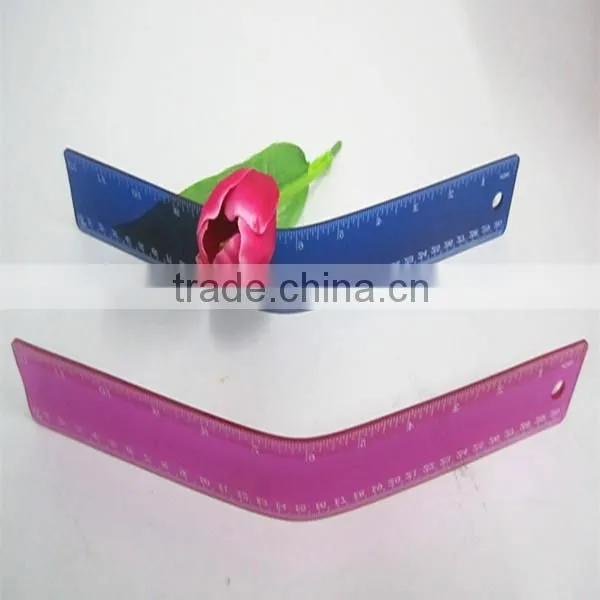 2015 cheap Flexible ruler 30cm ruler stationery ruler,soft ruler