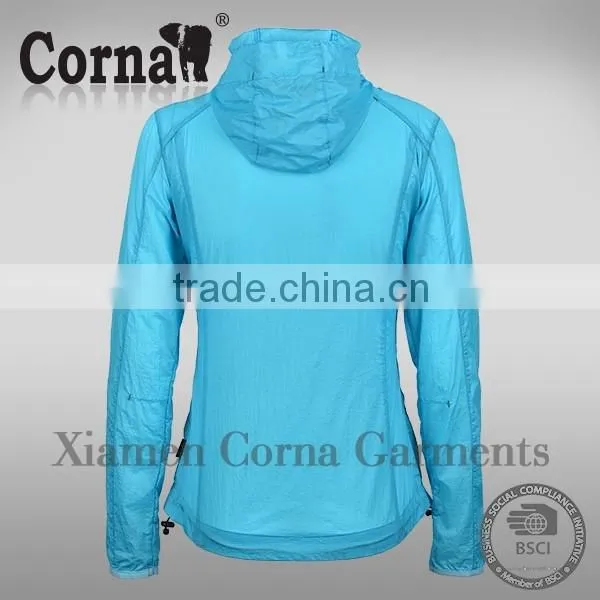 Women Custom Brand Sport Fitness Woven Travel Sun Protective Clothing Casual Wear photo-3