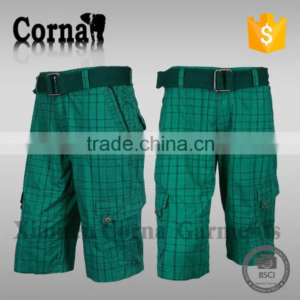 Men Multi Pocket Adjustable Waist Eco-friendly Polyester Quick Dry Men Fancy Shorts With Low Price photo-2