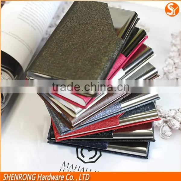 Credit Card Protector Leather Card Holder Blocking RFID Function photo-6