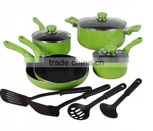 8pcs Aluminum Non-stick Cookware Set