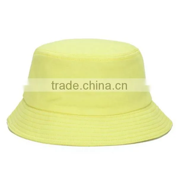 Shang Hai OEM Men Panama Women Fishing Hat Solid Color Bucket Hats photo-5