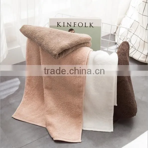 Custom Solid Color Cotton Face Towel For Gift photo-2