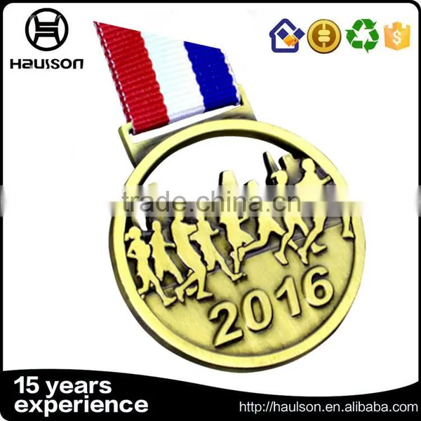 Wholesale Custom Medals Green Red Glitter Insert Photo Etched Zinc Alloy Silver Plated Running Gold Reward Medal us Sport Medal photo-6