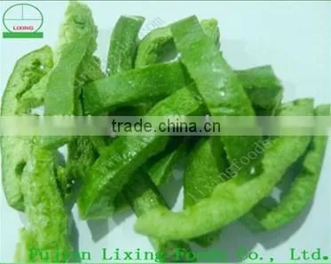 Freeze-dried Green Pepper Strips for Food Material