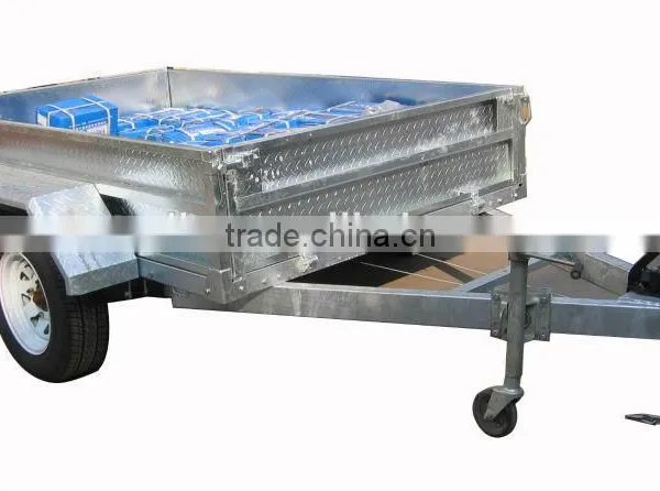 8x5ft Hot Dipped Galvanized Australian Chequer Plate Trailer,full Welding Trailer,tipping Trailer photo-6