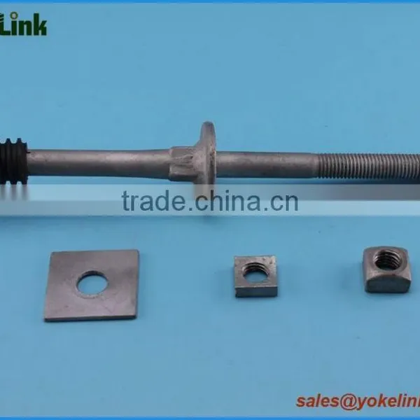 1" 1 3/8" Nylon or Lead Thread Head Forged Steel Pin photo-3