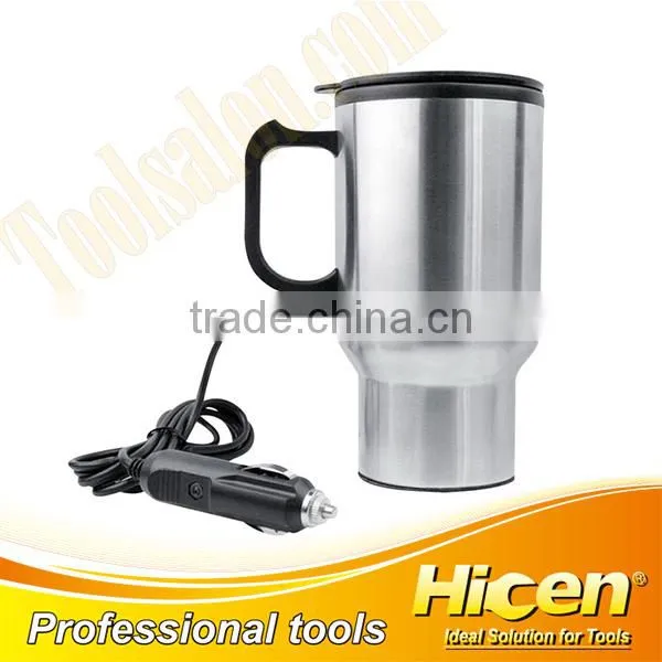 Car Mug Auto Travel Heating Cup With Airtight Lid And Anti-spill Slider 350ML