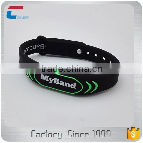 2017 New Style MIFARE Classic 1K 13.56mhz Silicone Rfid Smart Wristband 2017 photo-3