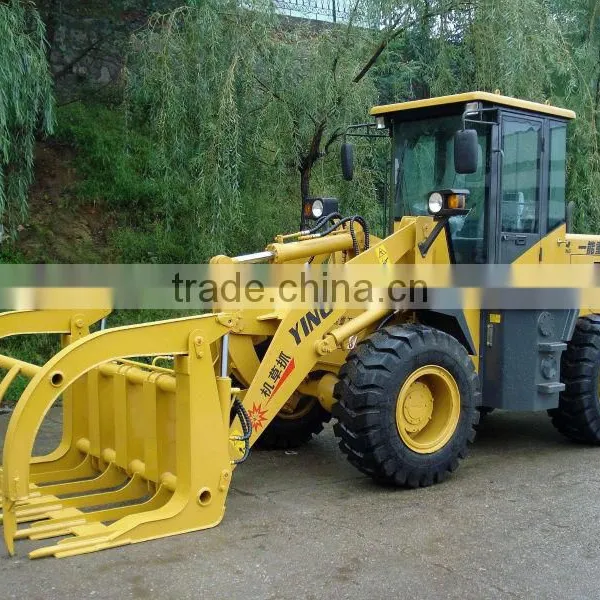 Loader With Grass/log/wood /pipe Timber Grasper/grab photo-4