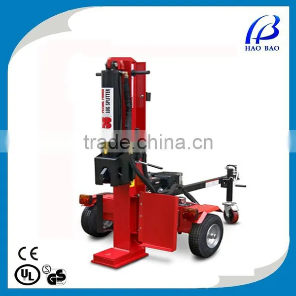 HAOBAO LS100H Horizontal and Vertical Gasoline Engine 50 Ton Hydraulic Log Splitter With Ram photo-4