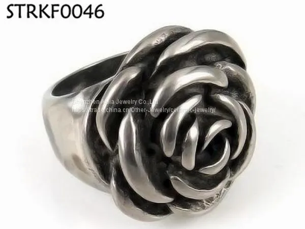 Casting Lion Rings Titanium Steel Mens Gothic Brand Rings photo-3