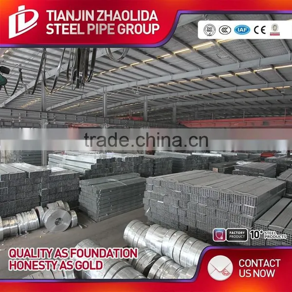 ASTM A795 Hot Drawned Galvanized Steel Square Tube for Construction Frame for Furniture Use photo-6