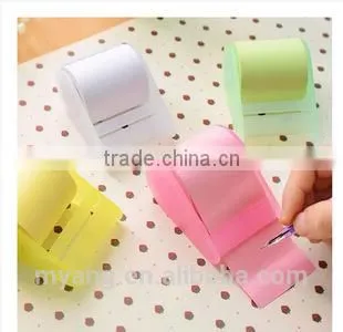 Mini Roll Paper Sticker Memo Pad/custom Reel Sticky Notes