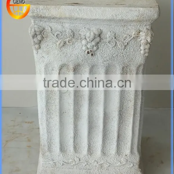 Fiber Stone Garden Planter Imitation Metal Iron Flower Pots photo-2