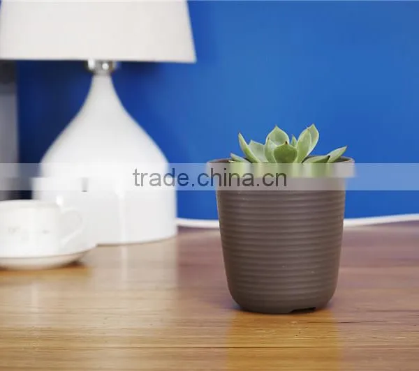 Plastic Round Resin Succulent Plant Pot/Cactus Plant Pot Flower Pot photo-4