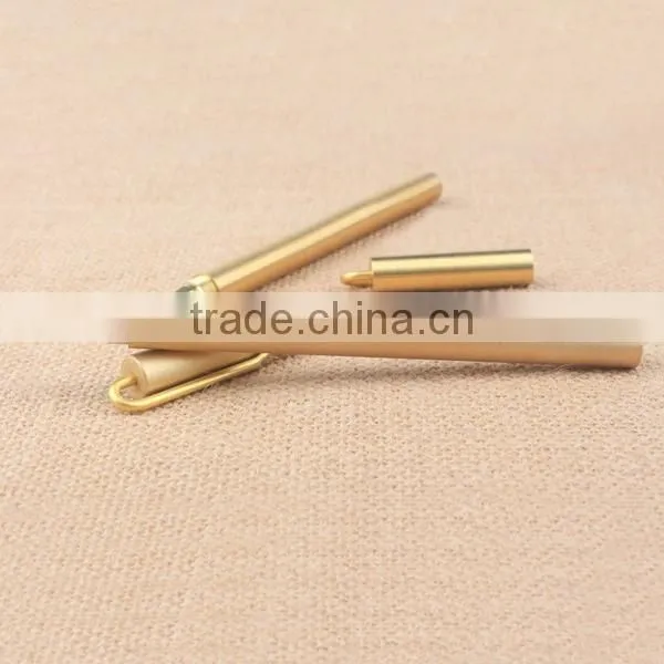 Brass Signature Pen Copper Pen Handmade,Scrub and Smooth Pure Brass Signature Pen photo-5