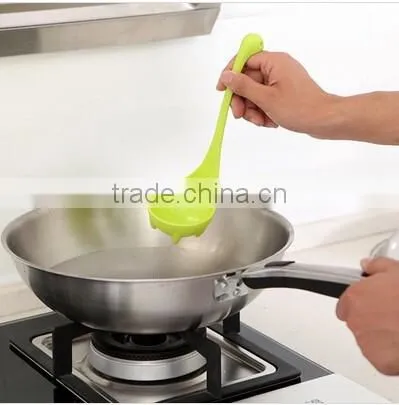 Wholesale Stock Colorful Plastic Stand Soup Spoon photo-2