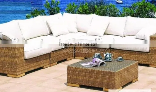 Outdoor Garden Wicker Sofa photo-4