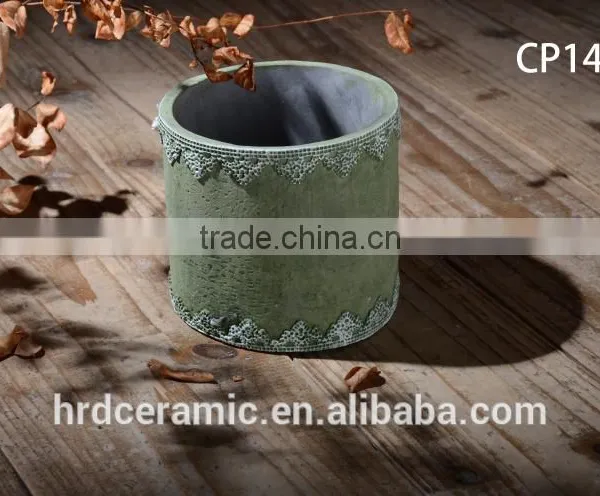 Hot Sale Indoor Antique Cement Flowerpots & Planters photo-4