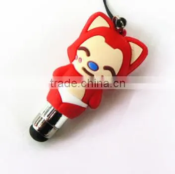 Mini Cartoon Design Touch Screen Pen With Dustproof Plug photo-2