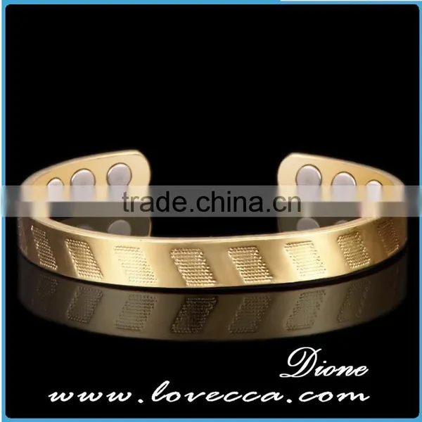 China Supplier Wholesale Health Women Copper Magnetic Wire Bracelet Bangle photo-4