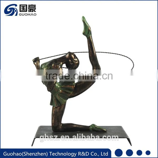Artistic Gymnastics Leotards Girls Bronze Statue